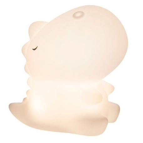 Veilleuse lumineuse tactile en silicone, Dino BLANC 1 - vertbaudet enfant 