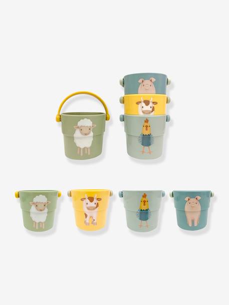 Lot de 4 Gobelets de Bain - LITTLE DUTCH multicolore 2 - vertbaudet enfant 