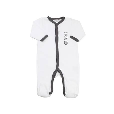 Lot De 6 Pyjamas Bébé Trois Kilos Sept - Blanc  6 Mois BLANC 4 - vertbaudet enfant 