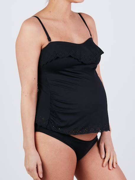 Tankini de grossesse Bloom CACHE-COEUR noir 1 - vertbaudet enfant 