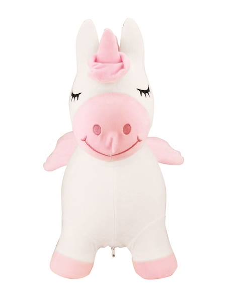 Porteur - LEXIBOOK - Licorne Sauteuse Gonflable en Peluche - Housse Amovible - Pour Enfant à partir de 3 ans BLANC 4 - vertbaudet enfant 