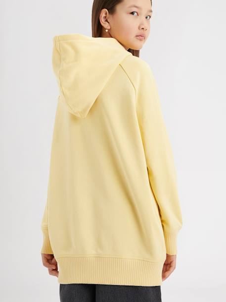 Sweat à capuche fille Levi's® jaune pâle+rose pâle 3 - vertbaudet enfant 