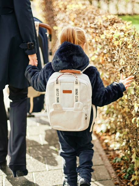 Sac à dos CHILDHOME Mini Club en toile Off white+vert 6 - vertbaudet enfant 