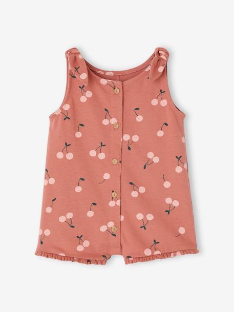 Combinaison imprimée bébé bleu imprimé+rose+vieux rose 10 - vertbaudet enfant 