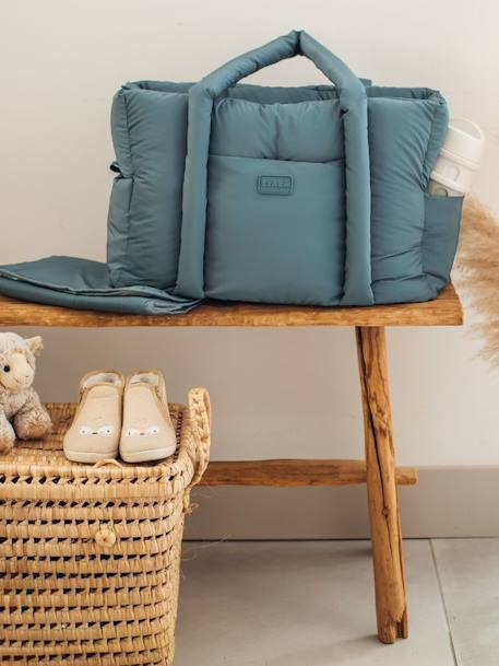 Sac à langer Paris Puffy BEABA Baltic blue+Gazelle 5 - vertbaudet enfant 