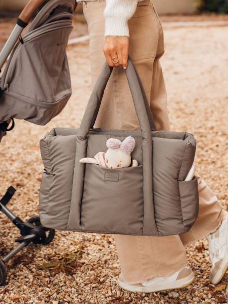 Sac à langer Paris Puffy BEABA Baltic blue+Gazelle 11 - vertbaudet enfant 