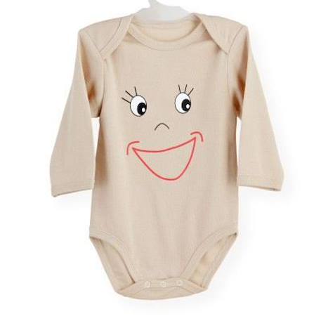 Body bébé Smileys Bodies MARRON 1 - vertbaudet enfant 