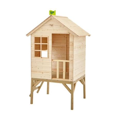 MAISONNETTE EN BOIS TP SUNNYSIDE POUR ENFANTS INCLUS AVEC ECHELLE - NORME FSC dim  L92 x l131 x h197 MARRON 3 - vertbaudet enfant 