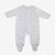 Pyjama bébé - TROIS KILOS SEPT - Gris uni - velours 75% coton 25% polyester GRIS 3 - vertbaudet enfant 
