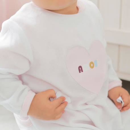 Pyjama bébé 6 mois - TROIS KILOS SEPT - Ouverture devant - Blanc - Fille BLANC 3 - vertbaudet enfant 