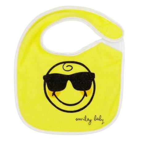 Bavoir naissance - SMILEY BABY® - Lot de 5 - Jaune - Mixte - 0 mois - Naissance JAUNE 3 - vertbaudet enfant 