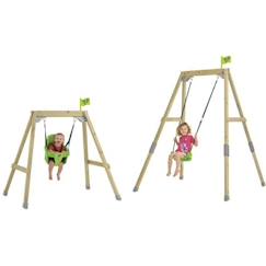 Mon Premier Portique Tp Toys « Forest Acorn » 2 En 1 Fsc Balancoire / Fauteuil Bebe / Kit D'Ancrage H.200 Cm  - vertbaudet enfant