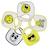 Bavoir naissance - SMILEY BABY® - Lot de 5 - Jaune - Mixte - 0 mois - Naissance JAUNE 1 - vertbaudet enfant 