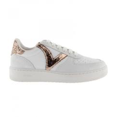 Chaussures-Chaussures fille 23-38-Baskets, tennis-Baskets enfant VICTORIA 1258233 - Blanc - Lacets - Talon plat 3cm