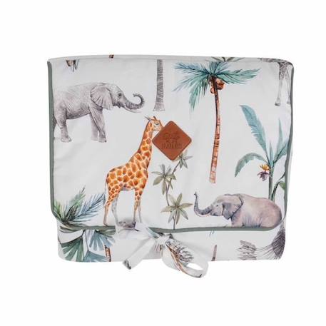 Tapis à langer nomade, Safari Multicolore TU VERT 1 - vertbaudet enfant 