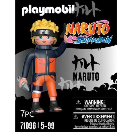 Figurine PLAYMOBIL - Naruto - Naruto Shippuden - Modèle Naruto - Dès 5 ans ORANGE 3 - vertbaudet enfant 
