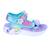 Sandales - Skechers Unicorn Fille - Bleu - Scratch - Plat - Basse - Synthétique - 2 cm BLEU 2 - vertbaudet enfant 