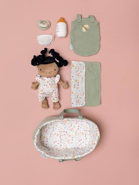 Set couffin et poupon bébé - LITTLE DUTCH Evi+Jim+Rosa 3 - vertbaudet enfant 