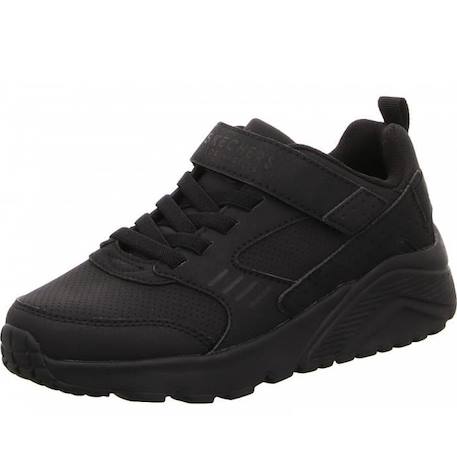 Baskets enfant - SKECHERS - Uno Lite Donex - Synthétique - Lacets - Noir/noir NOIR 1 - vertbaudet enfant 