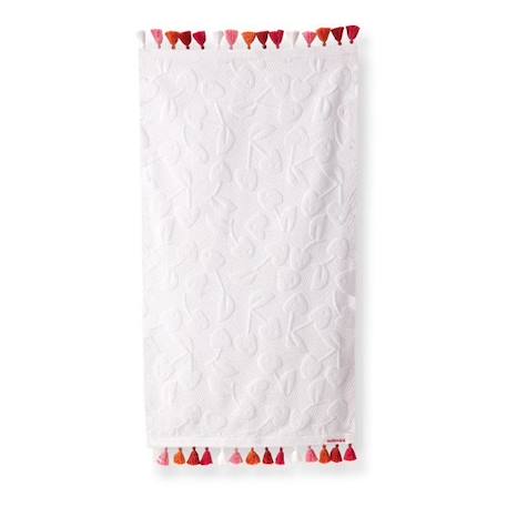 Serviette de toilette enfant CATIMINI - Escapade Kawaii - 100% coton - 50x90 cm BLANC 1 - vertbaudet enfant 