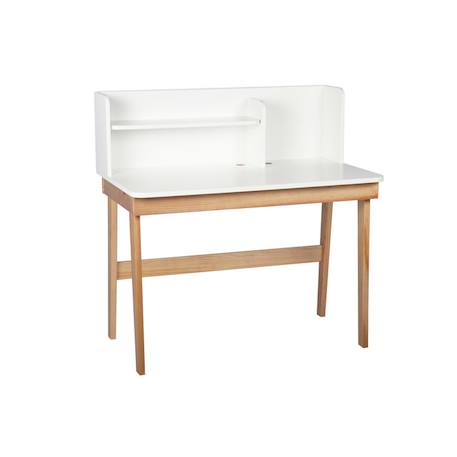 Bureau enfant Yuki  Blanc et bois BLANC 1 - vertbaudet enfant 