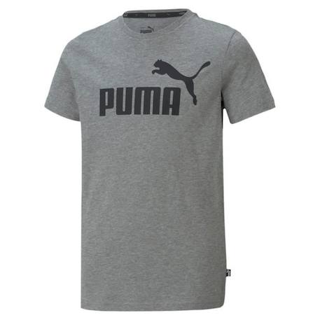 T-shirt pour enfant Puma No1 Logo - Blanc BLEU+NOIR 1 - vertbaudet enfant 