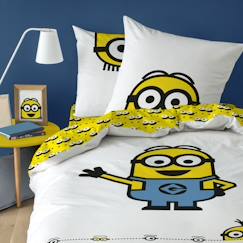 Housse de couette + taie d'oreiller 100% coton - Minions  - vertbaudet enfant