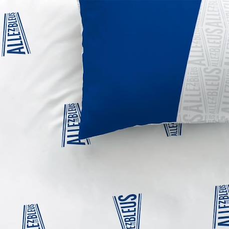 Parure de lit imprimée 100% coton PARIS 2024 JO ALLEZ LES BLEUS CHALLENGER 140x200 cm BLANC 2 - vertbaudet enfant 