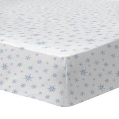 Linge de maison et décoration-Linge de lit enfant-Drap-housse-Drap-housse imprimée 100% coton, DISNEY FROZEN 2 TRIO 90x190-200 cm