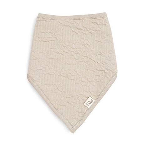 Bavoir Bandana Soft Waves Nougat (2pcs) - Jollein BEIGE 1 - vertbaudet enfant 