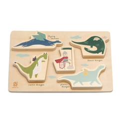 Puzzle en bois Dragon Tales - 5 pièces - Fantastique - Mixte - A partir de 3 ans - Sebra  - vertbaudet enfant