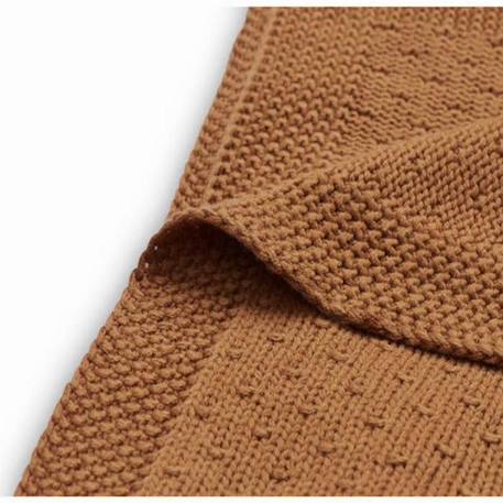 Couverture Berceau Bliss Knit Caramel Marron - Bébé - Promenade MARRON 3 - vertbaudet enfant 