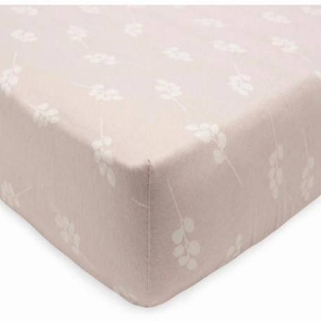 Drap-housse Jersey Twig Rose Sauvage - 60 x 120 cm - Jollein - Lit bébé ROSE 3 - vertbaudet enfant 