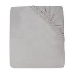 Drap-housse en coton doux JOLLEIN - Gris tempête - 60x120cm - Lot de 2 - Lit bébé  - vertbaudet enfant