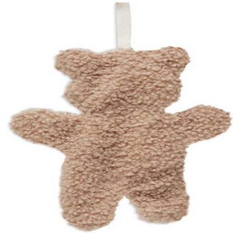 Attache sucette - JOLLEIN - Teddy Bear Biscuit - Marron - Porte tétine bébé MARRON 2 - vertbaudet enfant 