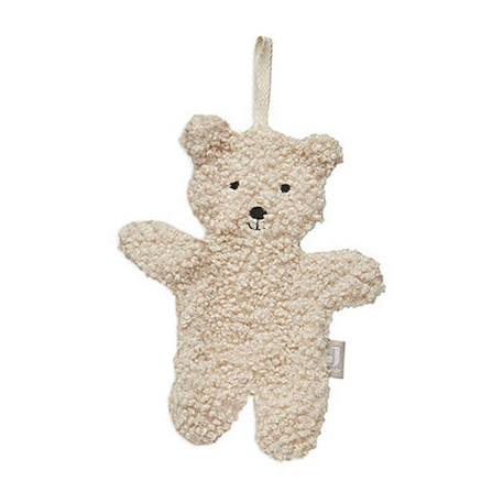 Attache Sucette Doux Teddy Bear Naturel - JOLLEIN - Porte tétine bébé - Beige BEIGE 1 - vertbaudet enfant 