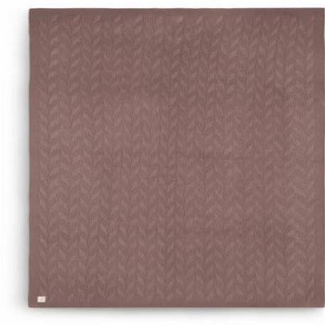 Couverture Berceau Spring Knit Châtaigne - 75 x 100 cm - Marron - Jollein - Bébé - Promenade MARRON 2 - vertbaudet enfant 