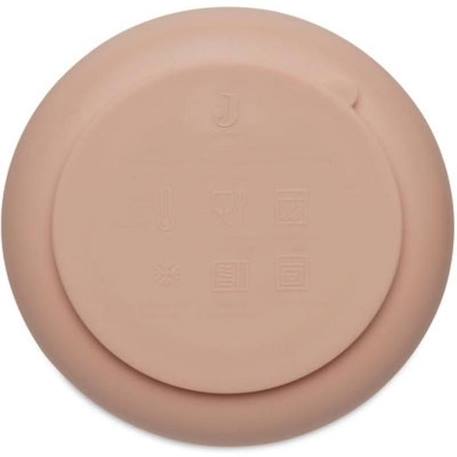 Bol Silicone Rose Pale - Apprentissage repas bébé ROSE 3 - vertbaudet enfant 