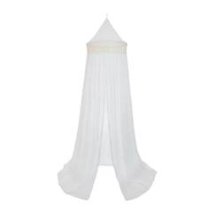 Ciel de lit Voile Moustiquaire 245cm Boho Lace Blanc Ivoire Jollein  - vertbaudet enfant