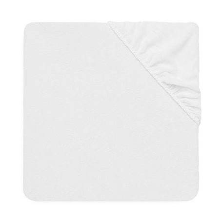 Drap-housse Éponge Imperméable Blanc - 60 x 120 cm - Jollein - Lit bébé BLANC 1 - vertbaudet enfant 