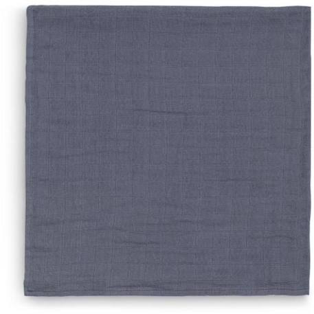 Lange gaze Coton Small 70x70cm Moonlight (3 pcs) - Gris - JOLLEIN BLEU 3 - vertbaudet enfant 