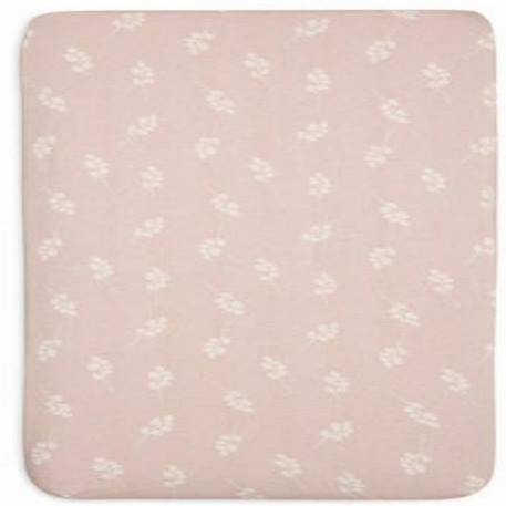 Drap-housse Jersey Twig Rose Sauvage - 60 x 120 cm - Jollein - Lit bébé ROSE 2 - vertbaudet enfant 