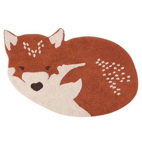 Tapis enfant little wolf - 70 x 110 cm - Nattiot ORANGE 1 - vertbaudet enfant 