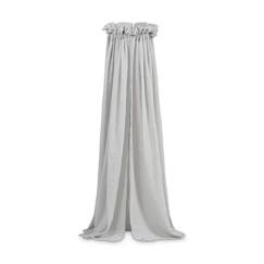 Chambre et rangement-Chambre-Ciel de lit Voile Moustiquaire Vintage 155cm Gris Doux Jollein