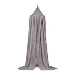 Chambre et rangement-Chambre-Ciel de lit Voile Moustiquaire 245cm Gris Tempête Jollein