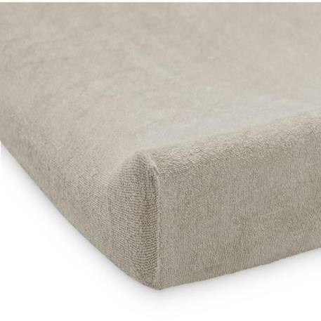 Housse matelas à langer Éponge Nougat - JOLLEIN - 50 x 70 cm - Bébé - Mixte - 100 % coton BEIGE 2 - vertbaudet enfant 