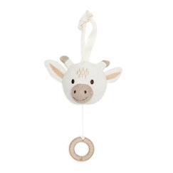 Peluche musicale Giraffe Jollein - Blanc  - vertbaudet enfant