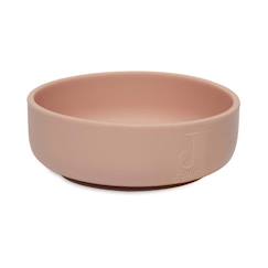 Puériculture-Repas-Bol Silicone Rose Pale - Apprentissage repas bébé