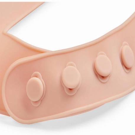 Bavoir Silicone Rose Pale - Jollein ROSE 2 - vertbaudet enfant 