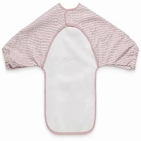 Bavoir Imperméable avec manches Mouw Snake Rose Tendre - Jollein ROSE 2 - vertbaudet enfant 